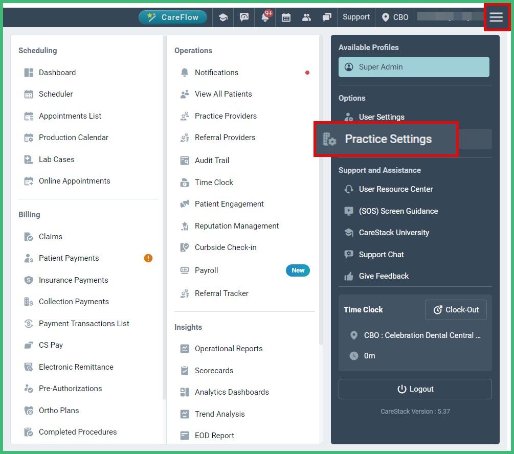 Swell Integration with CareStack – CareStack: User Resource Center