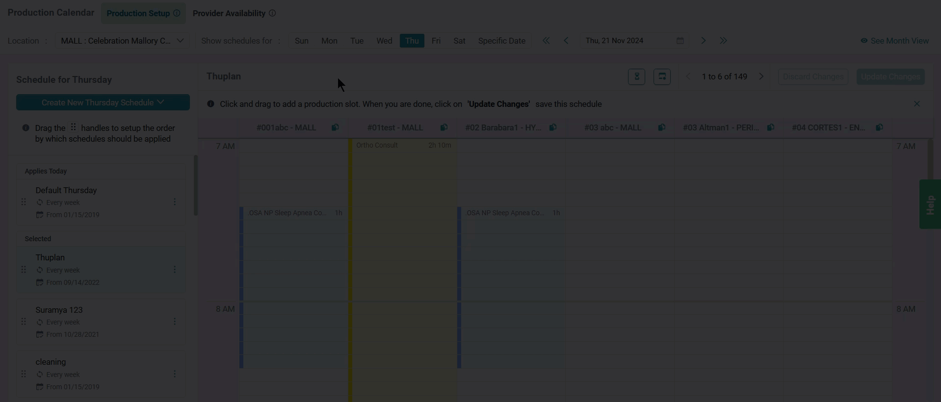 Change order of schedule in PC.gif