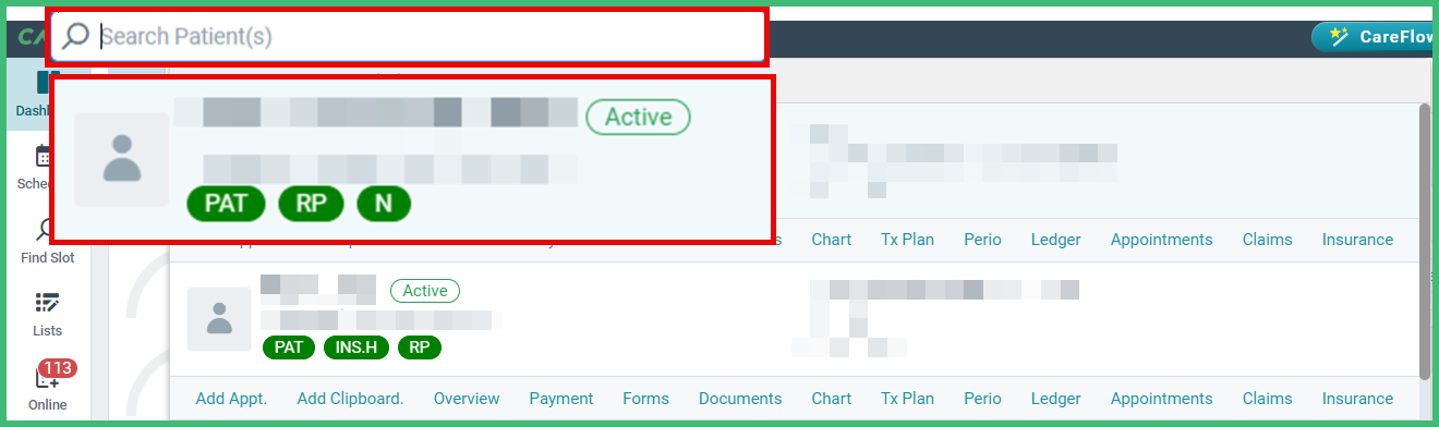 Change Tooth Number in TigerView – CareStack: User Resource Center