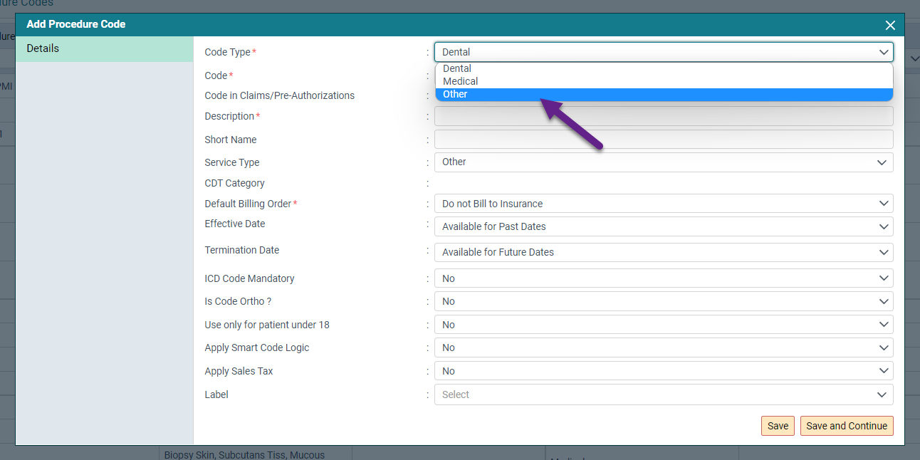 Create a Broken Appointment Code – CareStack: User Resource Center