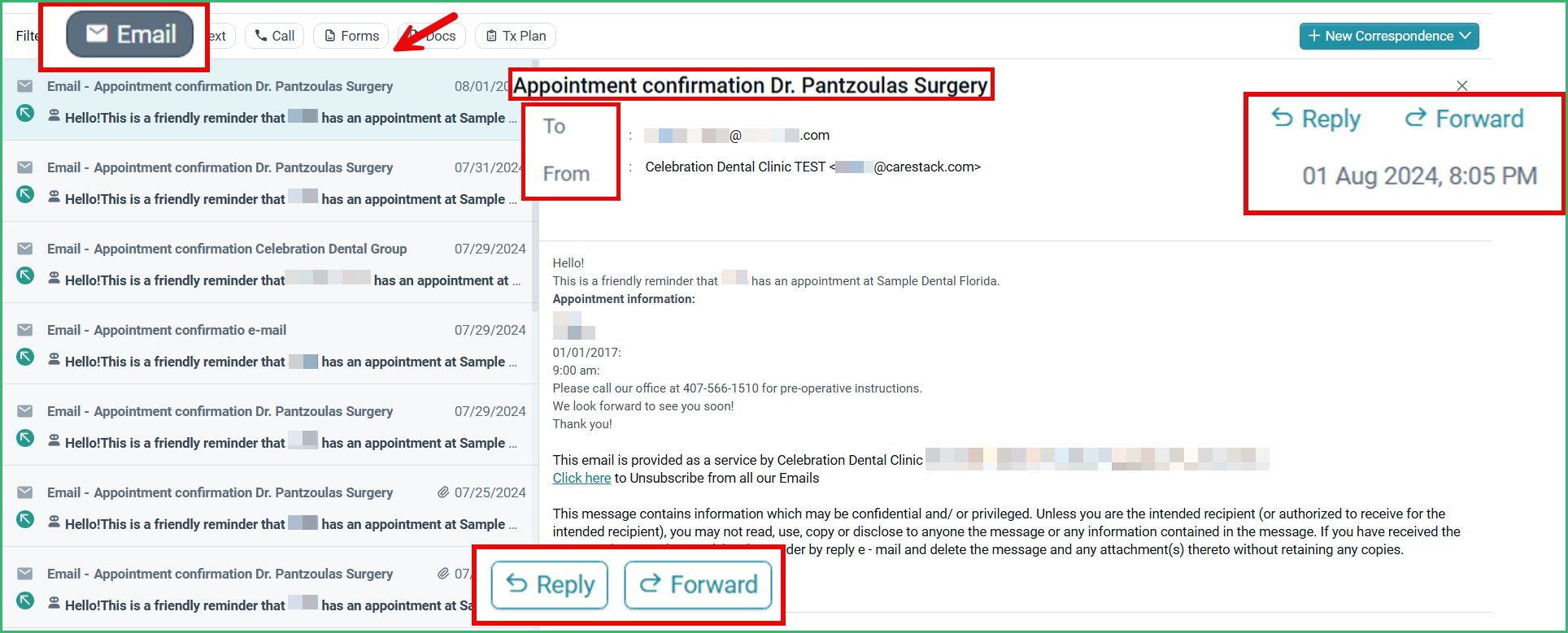 Manage Patient Correspondence (Patient Inbox) – CareStack: User ...