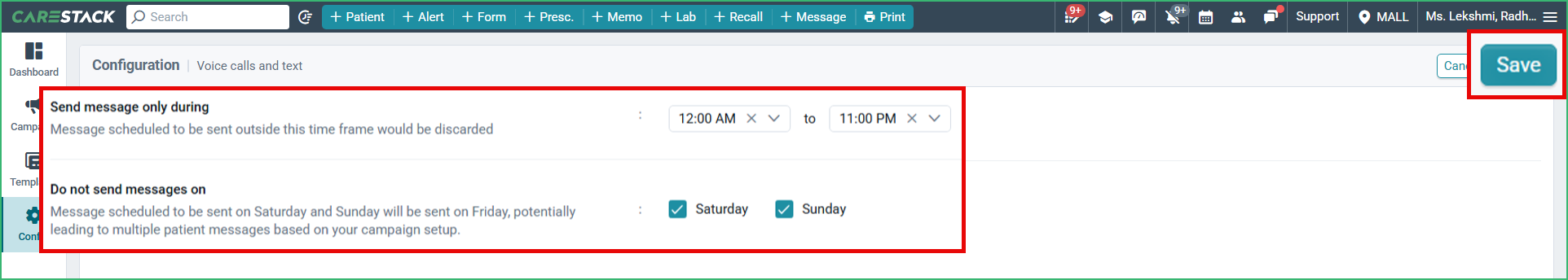 Configure Voice Calls and Text Messages for Patient Engagement ...